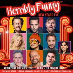 1 GA Admission to SOLD OUT comedy show - Horribly Funny Presents New Year's Eve at The Comedy Store