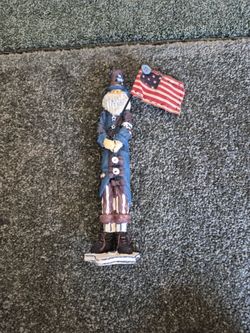 Folk art-style Uncle Sam