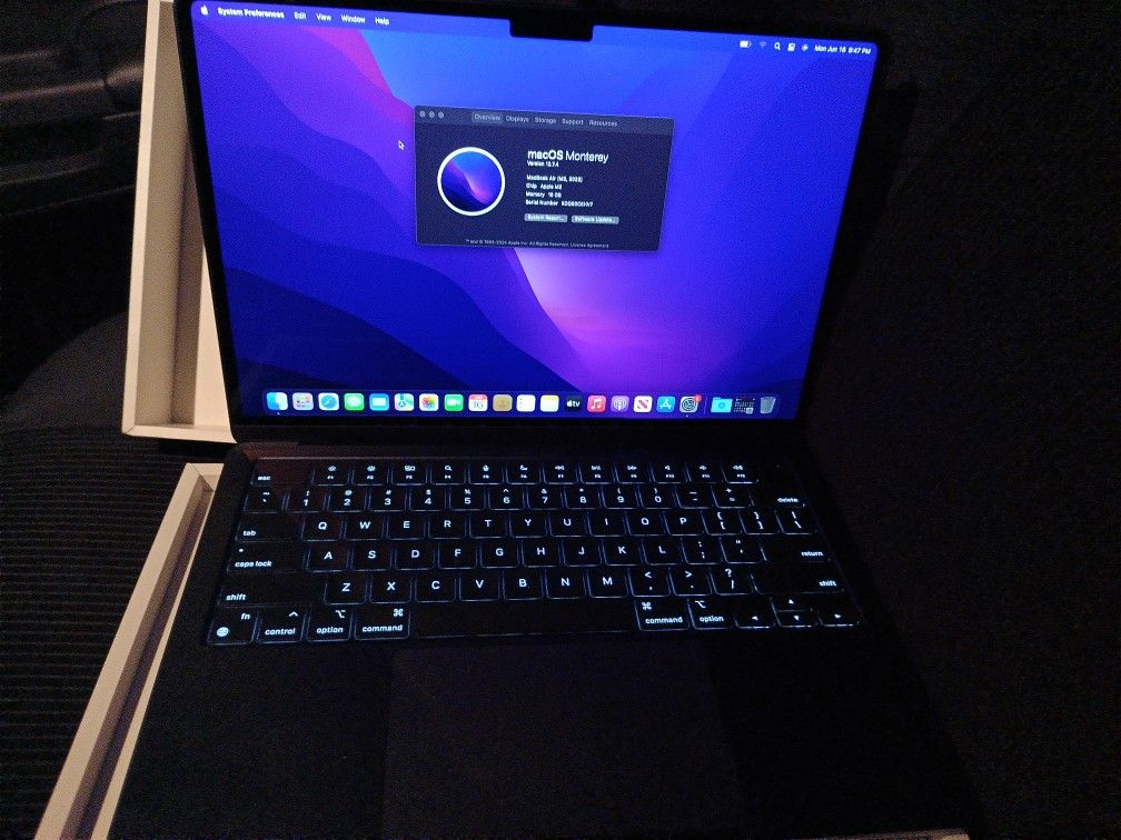 2022 MacBook Air 13.6“ 1TB