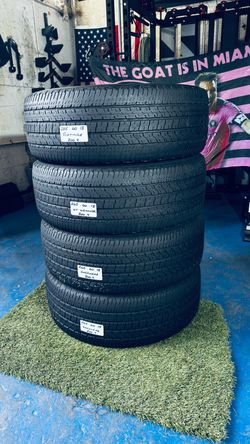 ✅ 4 USED TIRES P265/60R18 GOODYEAR WRANGLER FORTITUDE HT ALL SEASON 265 60 18