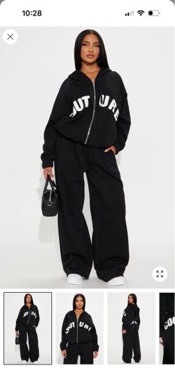 Fashion nova 2 piece sweat outfits