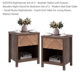 Wood Nightstands