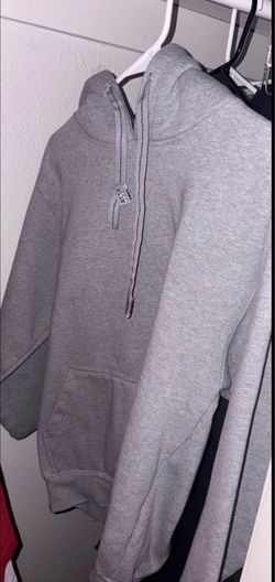 Grey pro club pull over hoodie