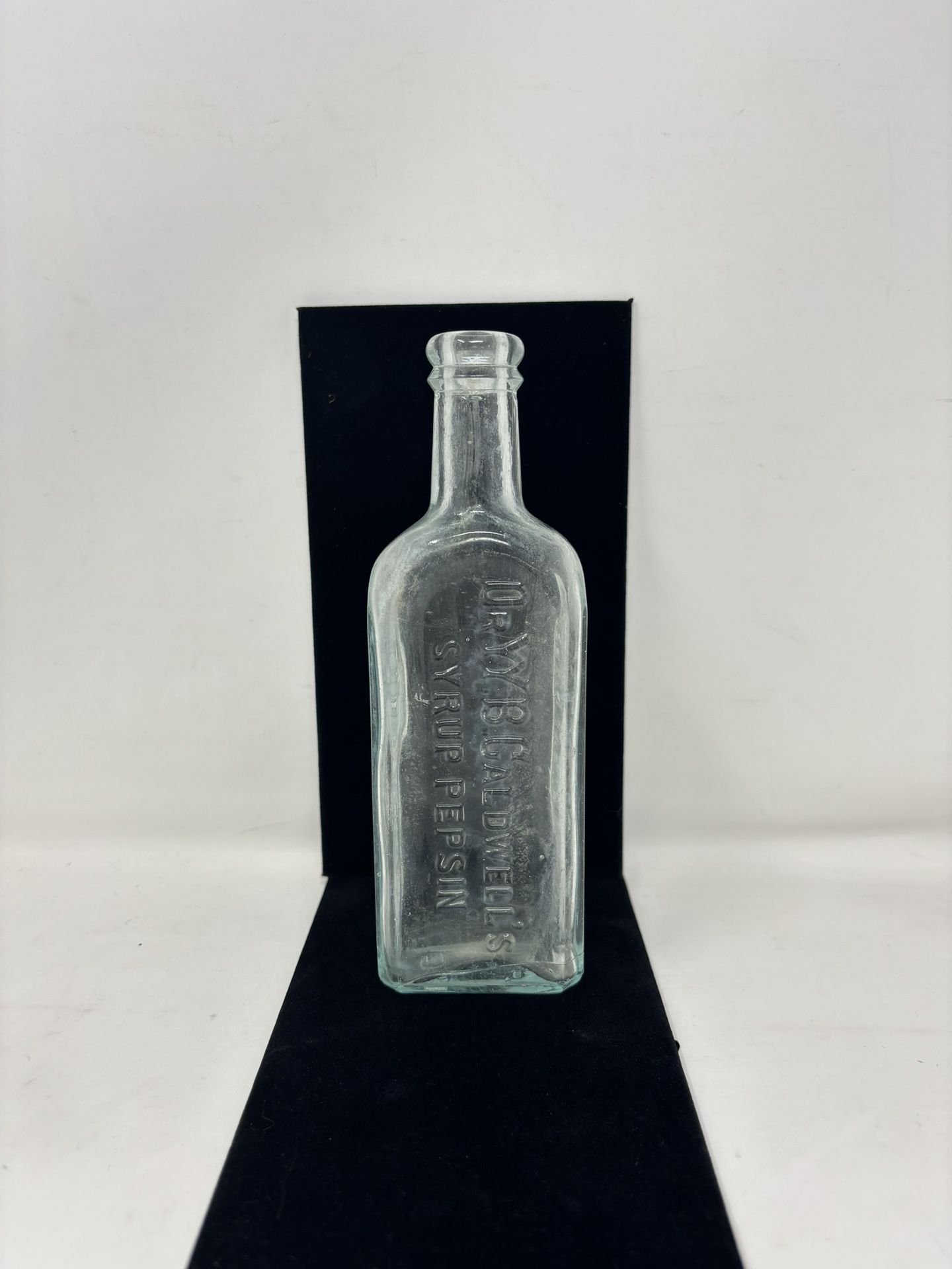 Dr W B Caldwell’s Pepsin Syrup Bottle