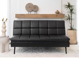 Felix Faux Leather High Performance Convertible Sofa
