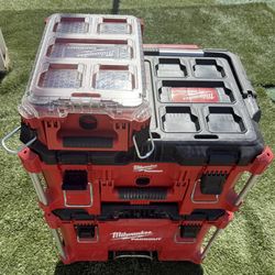 Milwaukee PACKOUT 3 boxes