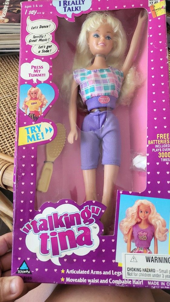 Vintage Talking Tina Doll Toymax Fashion Doll