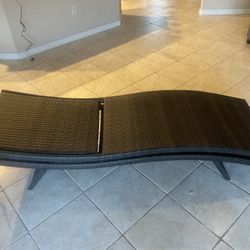 All Weather Wicker Chaise Lounge (2)