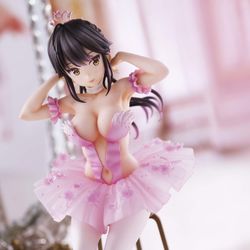 Ponytail Girl" from the Anmi Illustration: Flamingo Ballet Group series