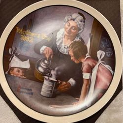 Mothers Day 1982 “The cooking lesson” Rockwell society 1st edition fine china