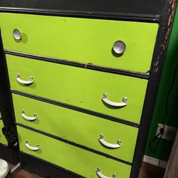 4 Drawer Wood Dresser