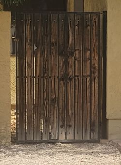 Outdoor Gate make over