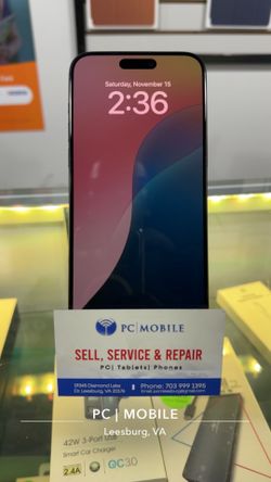 Apple iPhone 15 Pro Max A2849 256GB Unlocked Very Good