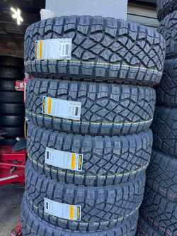 285/70r17 Goodyear tires nuevas con 65,000 millas de garantía las 4