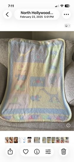 John Lennon baby blanket