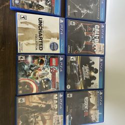 Ps4 / One Remote / And 7 Games 