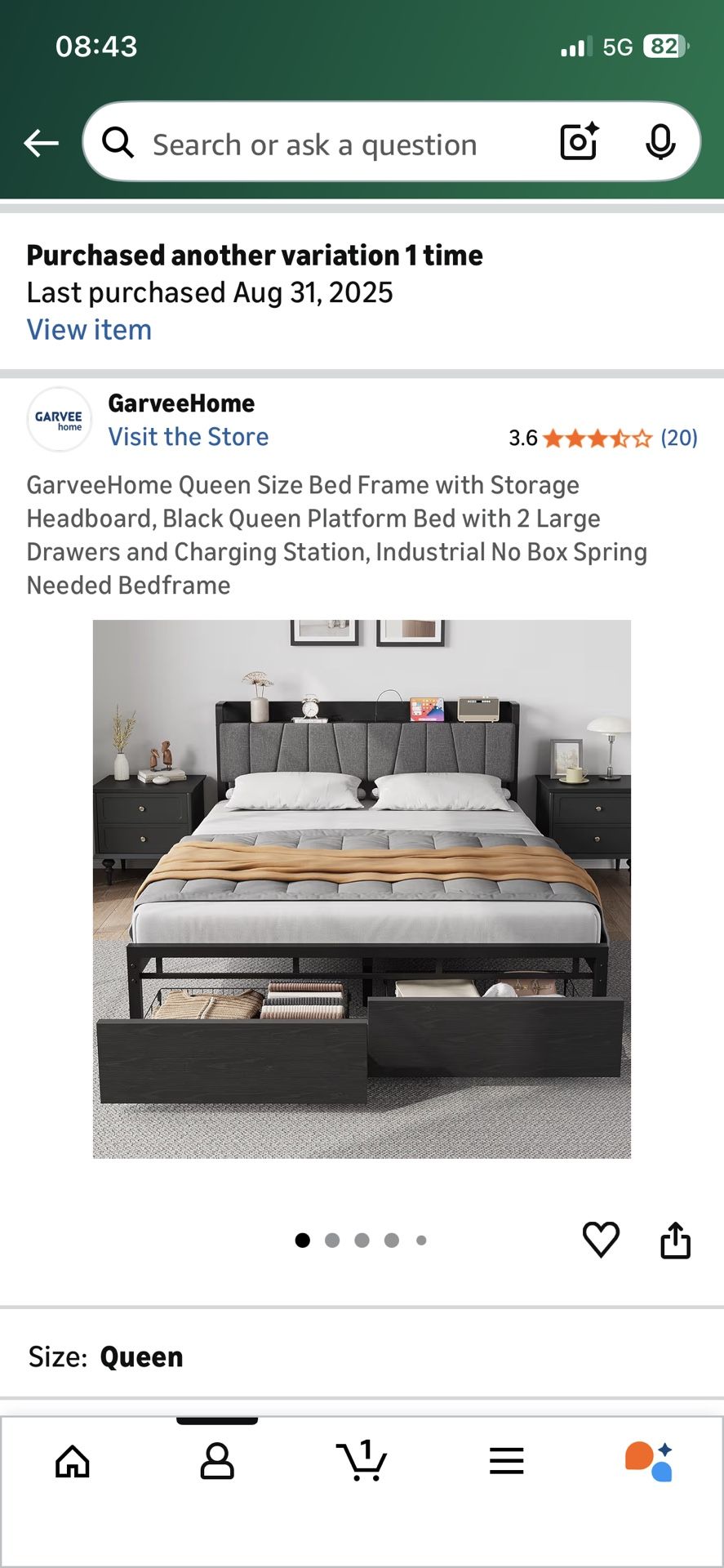 King Size Bed Frame 