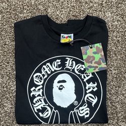 Bape/chrome hearts T