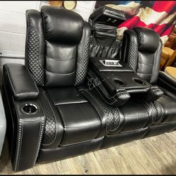 Party Time Midnight Reclining Sofa And Loveseat
Ashley Furniture$10 Down Payment Financing And Delivery