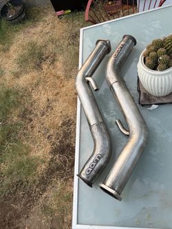 AAM Stainless Steel Exhaust Downpipes Pair