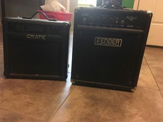 Fender Rumble 15/ 15 Watt Crate Guitar Amps