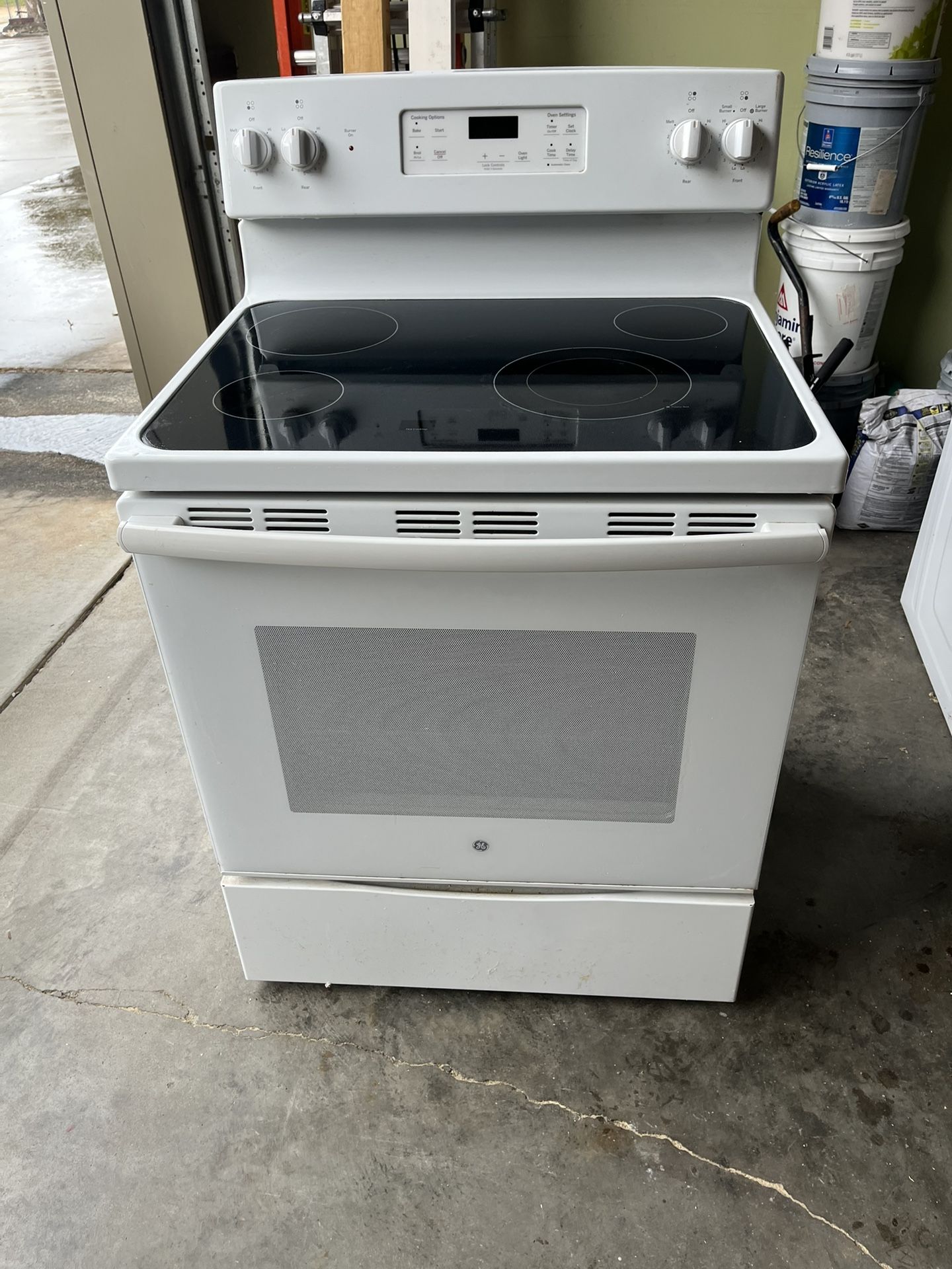 Electric Stove Glass Top GE