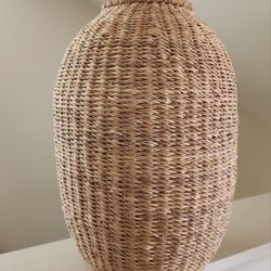 Wicker Basket Vase