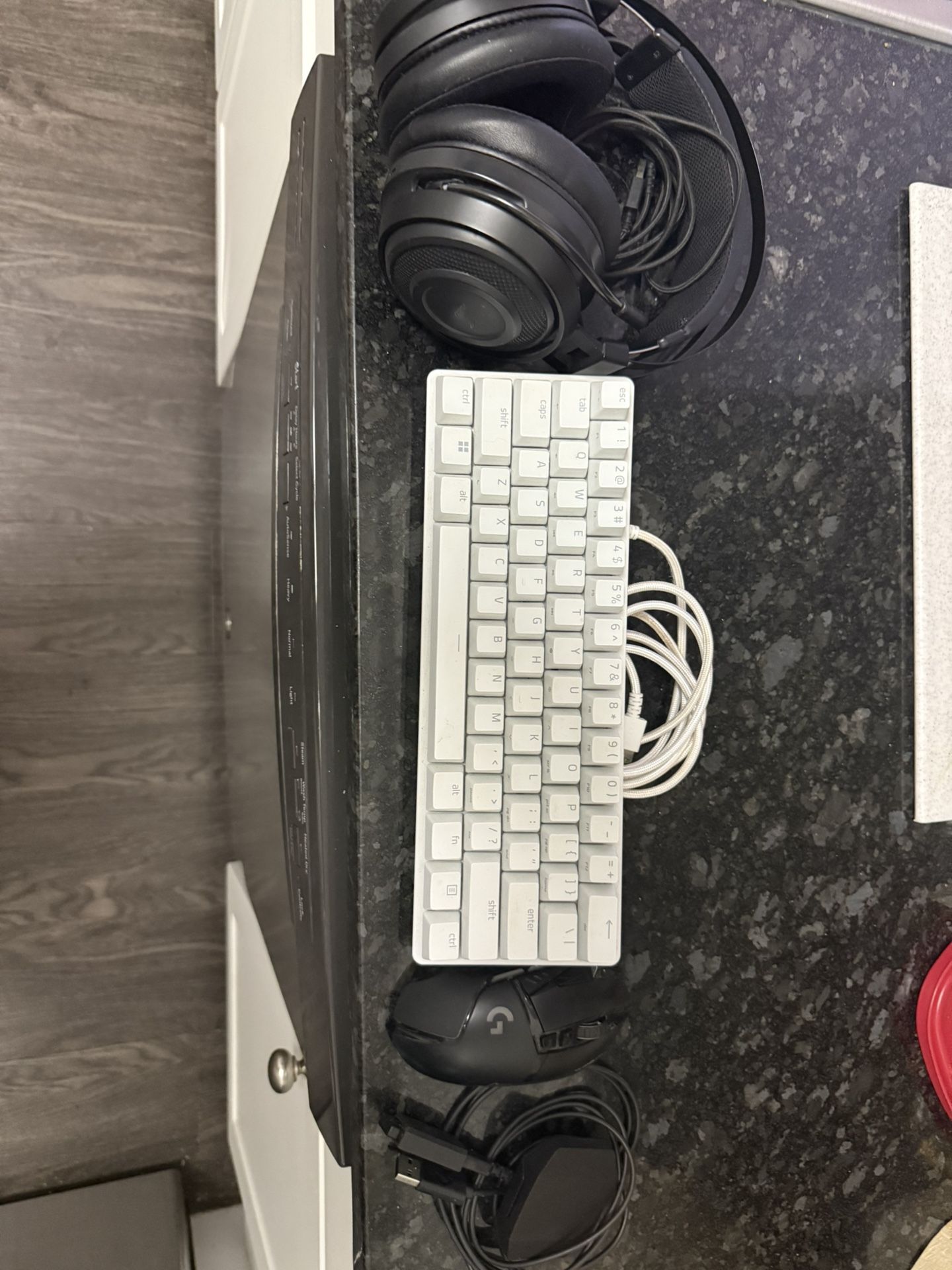 Gaming Keyboard, Mouse, and Headset