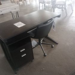 Nice Desk With File Cabinet And Drawer ( Ask For Jose)