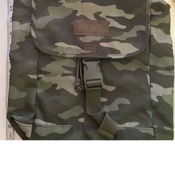PINK Camouflage Backpack - New Women | Color: Green