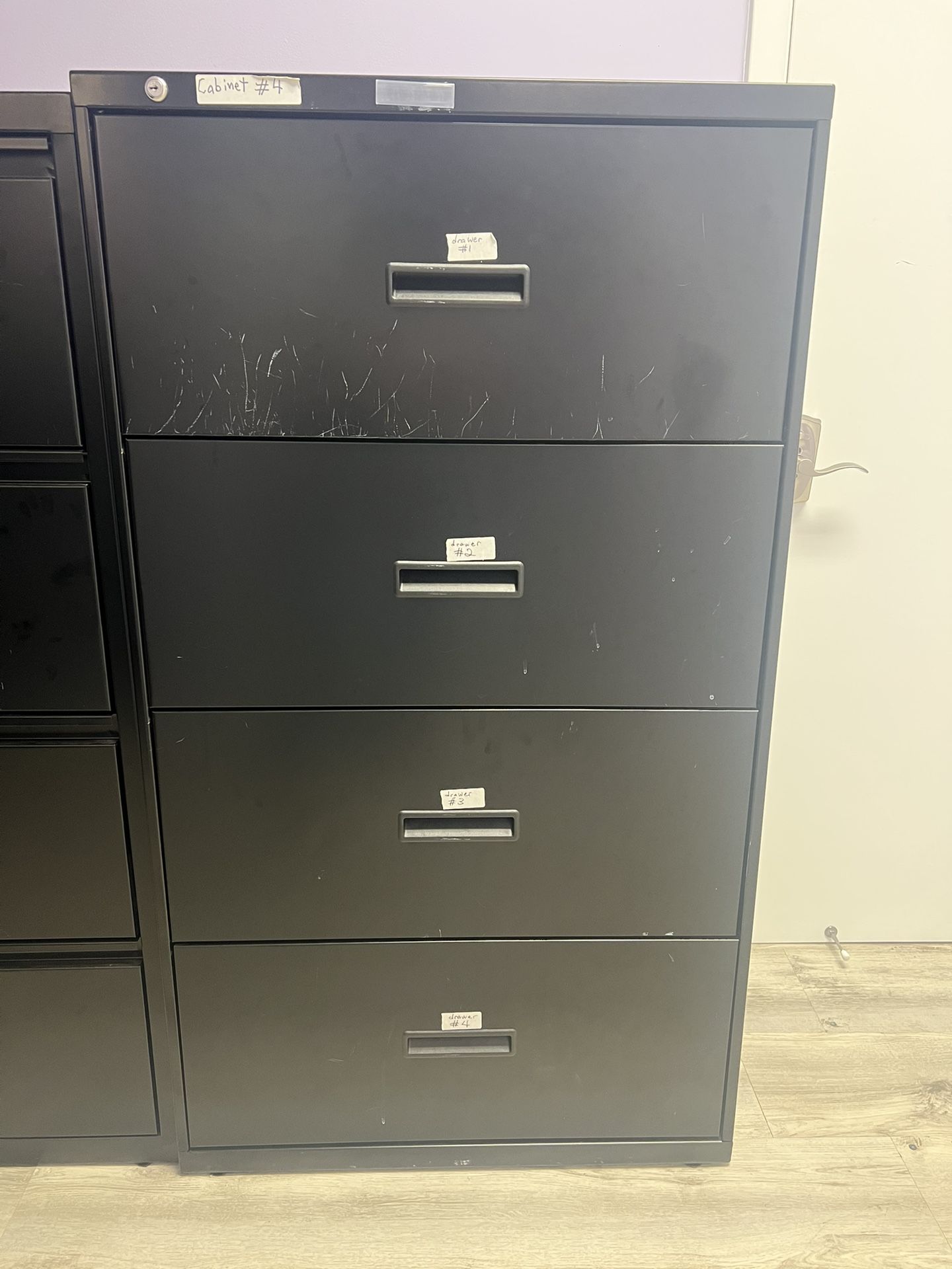 Lateral File Cabinet - 36” Wide - 4 Drawers