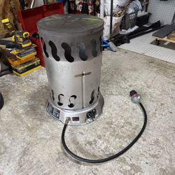 80,000 BTU Convection Portable Propane Outdoor Space Heater with 10 ft. Hose and Regulator