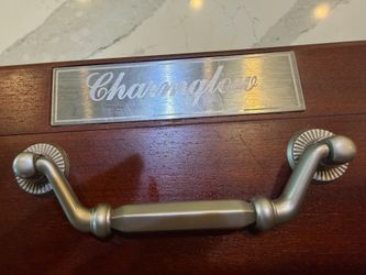 Stainless Steel BBQ Grill Tool Set in Wooden Case