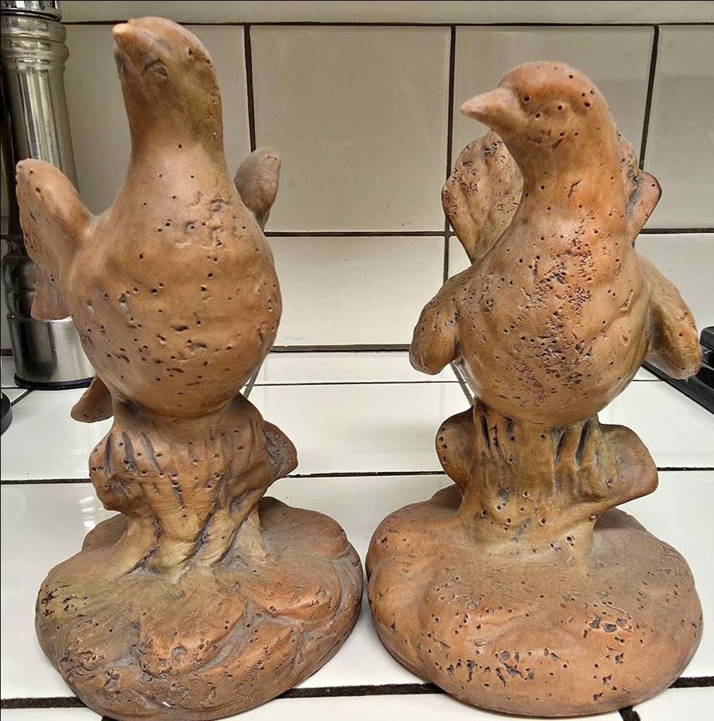 Vintage Terracotta Doves from Italy