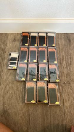 ✨ GLAMLASH Professional Individual Eyelash Extensions – 15 Trays ✨