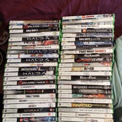 XBOX 360 GAMES 5.00 EACH