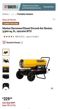 Master diesel heater