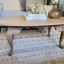 *Studio McGee* Dupe Solid Cherry Wood Coffee Table 