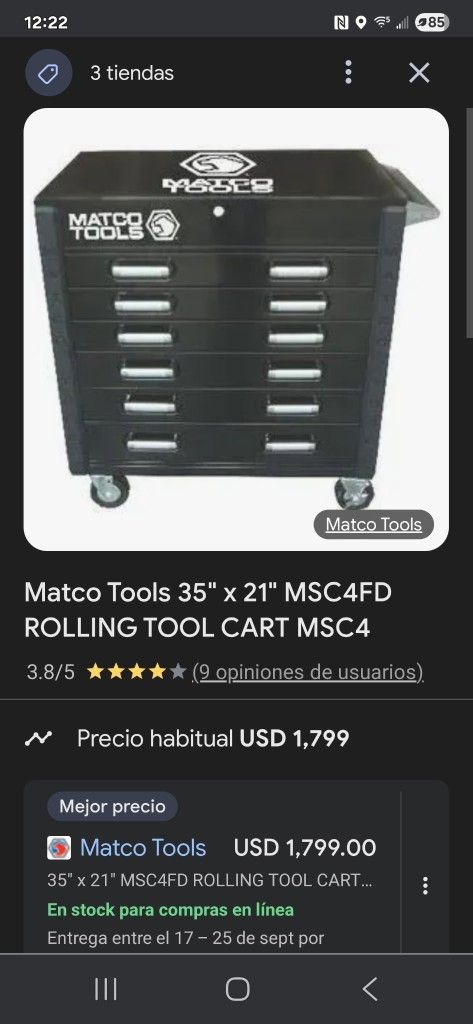 Caja De Herramienta Matco