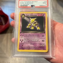 Team Rocket Alakazam PSA 9 - Non Holo