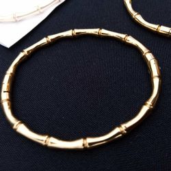BRAND NEW SET OF 3 GOLD TONE BRACELETS 