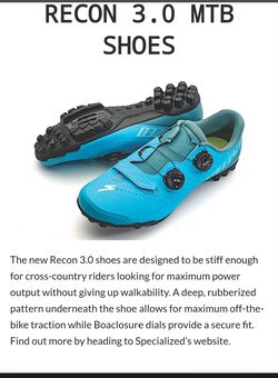 Recon specialized  3.0  mountain bike shoes