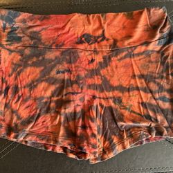 Butter soft imported from thailand tie dye short shorts,orange,women’s XS, new