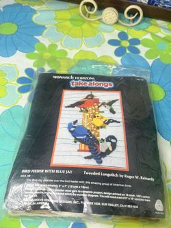 Vintage Bird Longstitch Crewel Kit