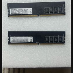 Gold key DDR4 Ram 2x 8gb 