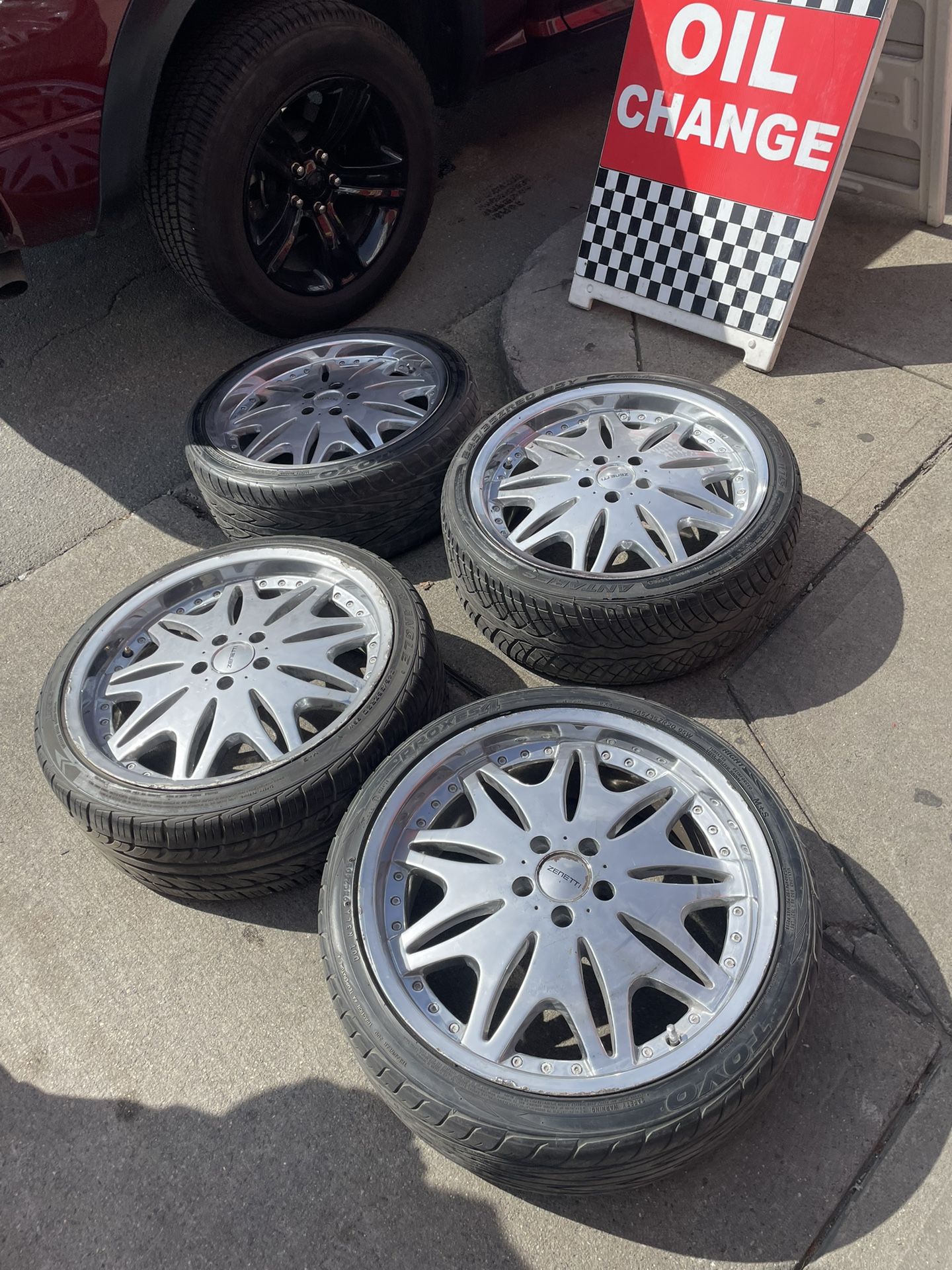 20” Rims W Tires 4 Sale *LOW BALL*