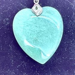 Sterling Jade Necklace 