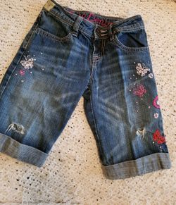 Girls Gap denim slim crops