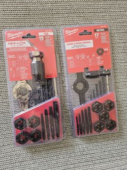 Milwaukee Tap And Dye Sets