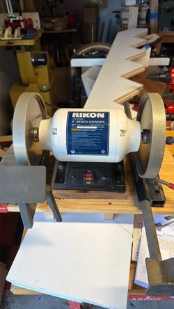 Rikon low speed 8inch bench grinder
